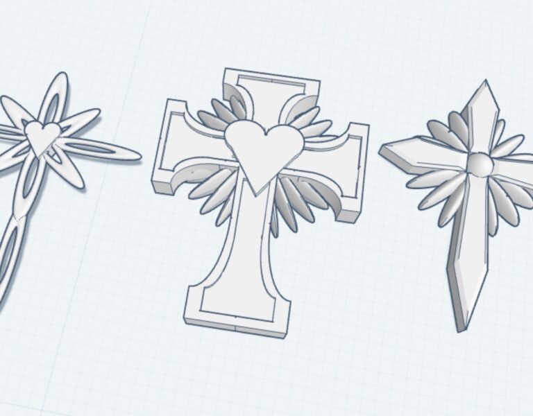 7G Tinkercad Cross Designs for 3D Printing